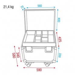 Showgear D7470B Rigging Case with Insert